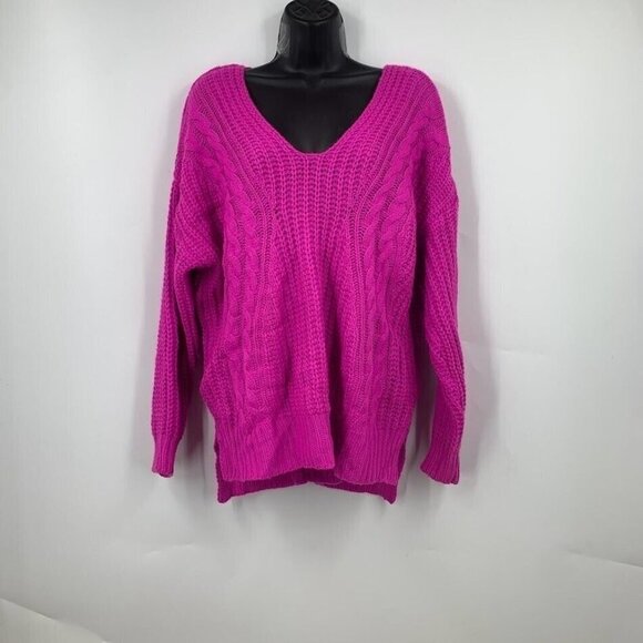 Heartloom Women's Evon V-Neck Cable Knit Long Sleeve Sweater Size M - Picture 2 of 11